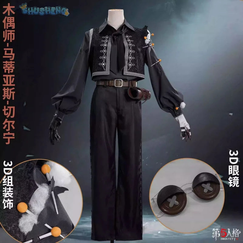 Anime Game Identity V New Survivor Puppeteer Matthias Czerning Cosplay Costumes Halloween Uniforms Clothes Party IN STOCK