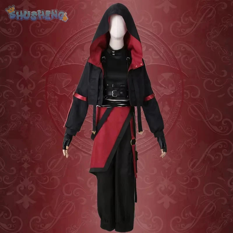 Anime VTuber Nijisanji Kuzuha Game Suit Gorgeous Handsome Uniform Cosplay Costume Halloween Party Role Play Outfit Men