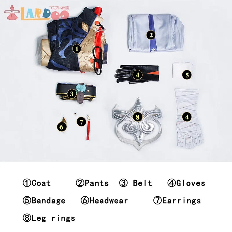 Blade Cosplay Honkai Star Rail Spiel zum Unterwerfen Spiel Rollenspiel Halloween Party Outfit