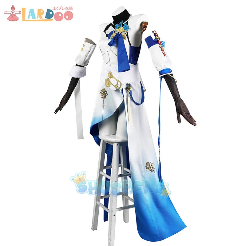 Bronya Cosplay Kostüm Perücke Spiel Honkai: Star Rail Cosplay Kleid Haare Halloween Karneval Verkleidung Party Anzug Frauen Sexy