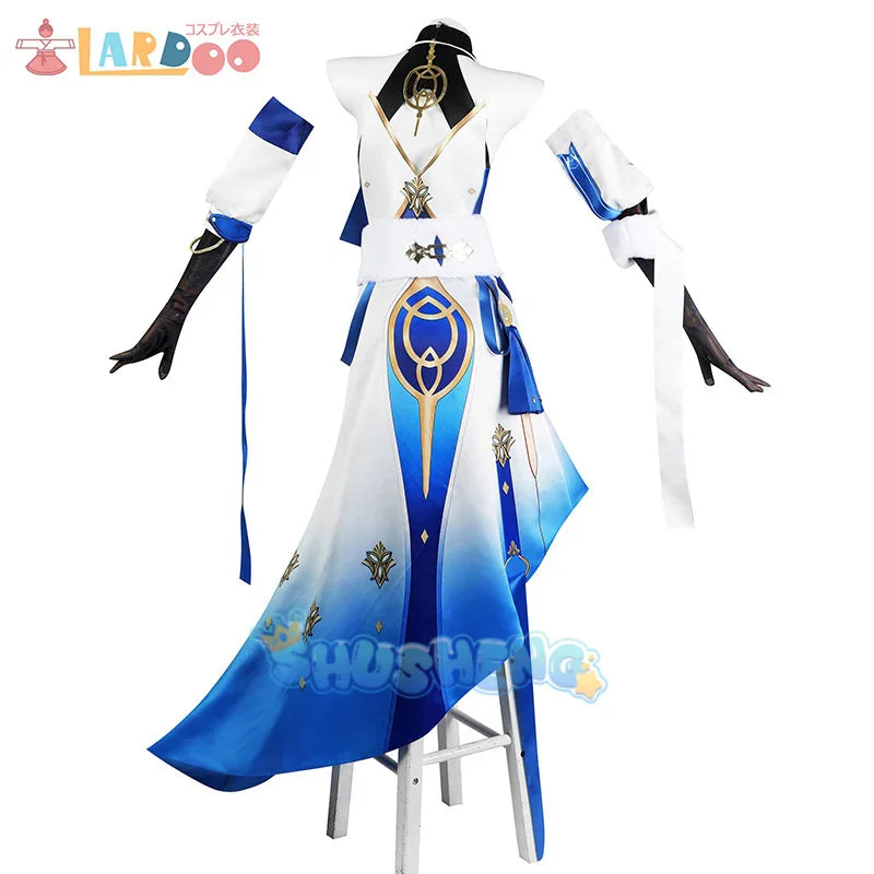 Bronya Cosplay Kostüm Perücke Spiel Honkai: Star Rail Cosplay Kleid Haare Halloween Karneval Verkleidung Party Anzug Frauen Sexy