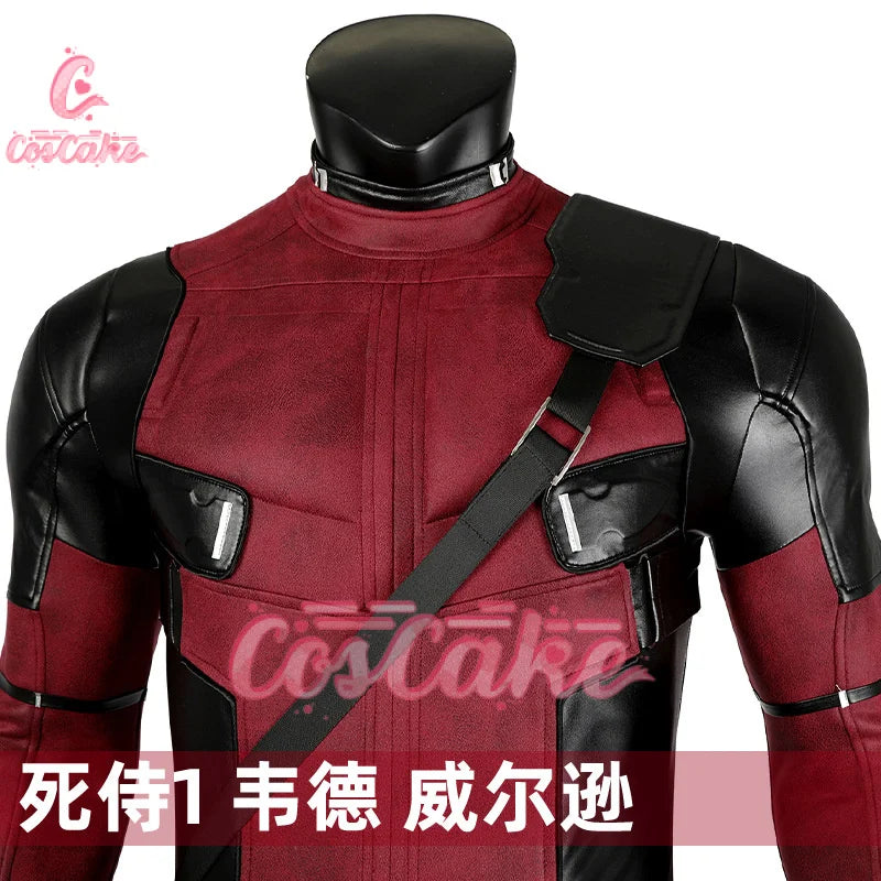 Deadpool Cosplay Cosutme Wade Winston Wilson Cosplay Costume Woman Movie Anti-hero Suit Halloween