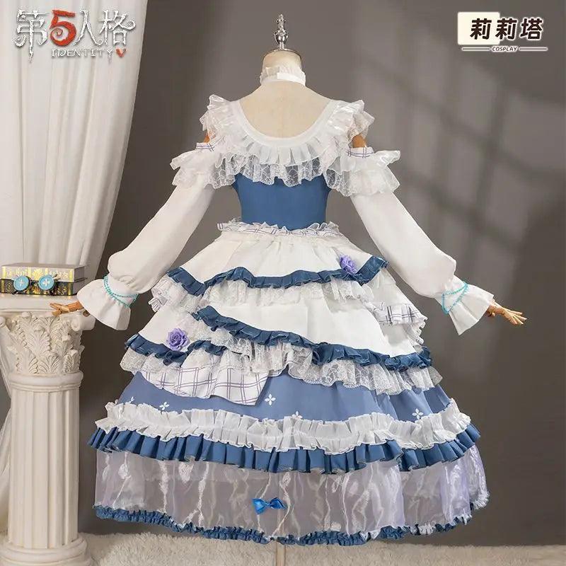 Emma Woods Lisa Beck Anime Game Identity V Cosplay Costume Gardener Clothes Wig Cosplay Lolita Style Woman Large size S-XXL