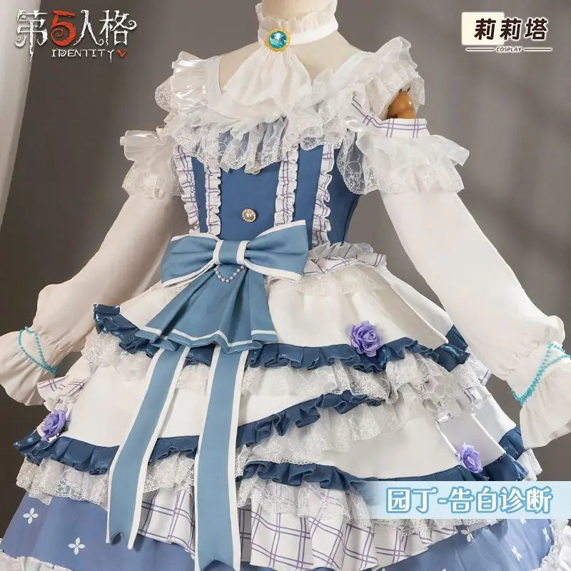 Emma Woods Lisa Beck Anime Game Identity V Cosplay Costume Gardener Clothes Wig Cosplay Lolita Style Woman Large size S-XXL
