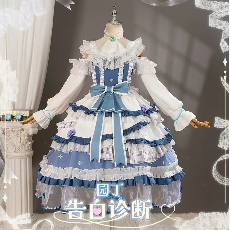 Emma Woods Lisa Beck Anime Game Identity V Cosplay Costume Gardener Clothes Wig Cosplay Lolita Style Woman Large size S-XXL