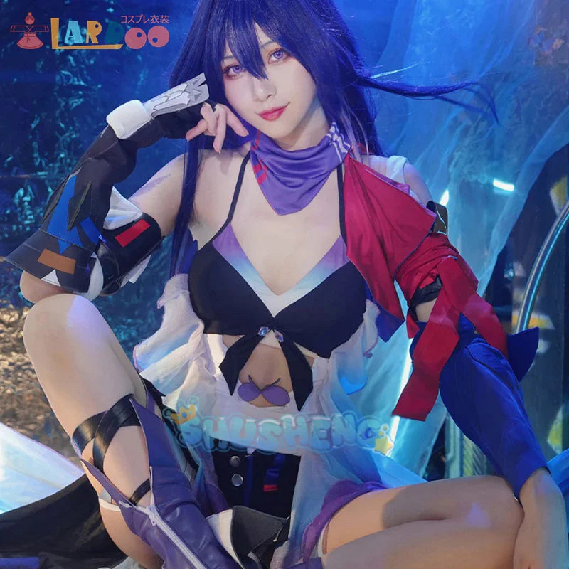 GAME Seele Spielanzug Wunderschöne Uniform Cosplay Kostüm Halloween Karneval Party Rollenspiel Outfit Damen
