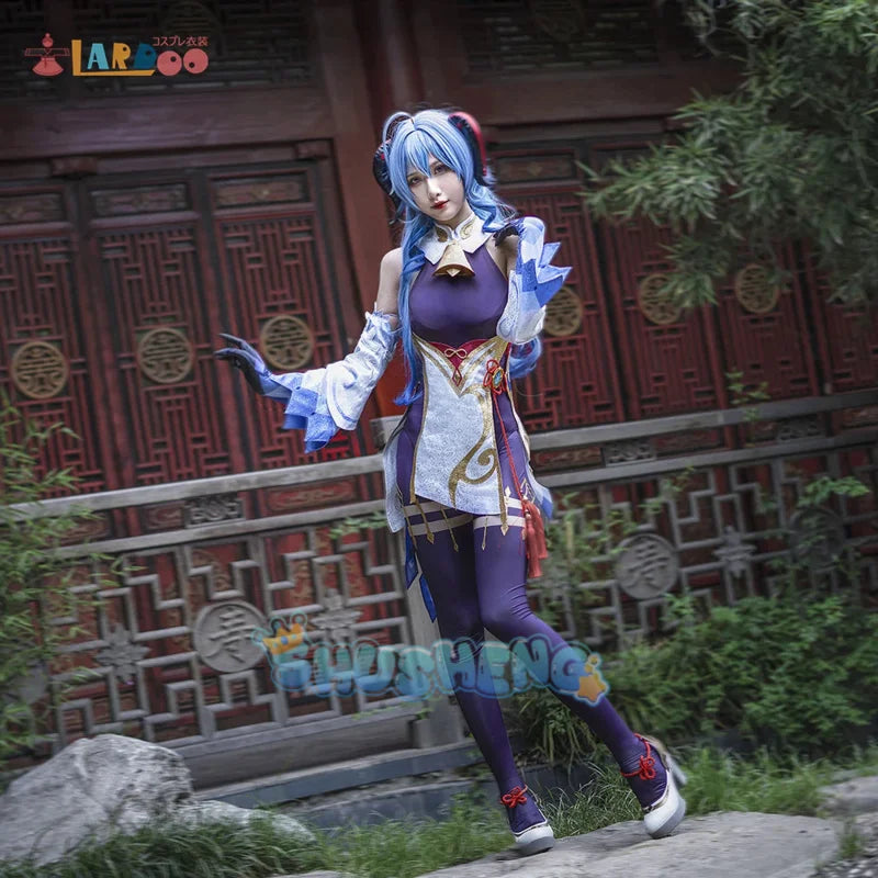 Spiel Genshin Impact Cosplay Ganyu Kostüm Halloween Kostüme für Frauen