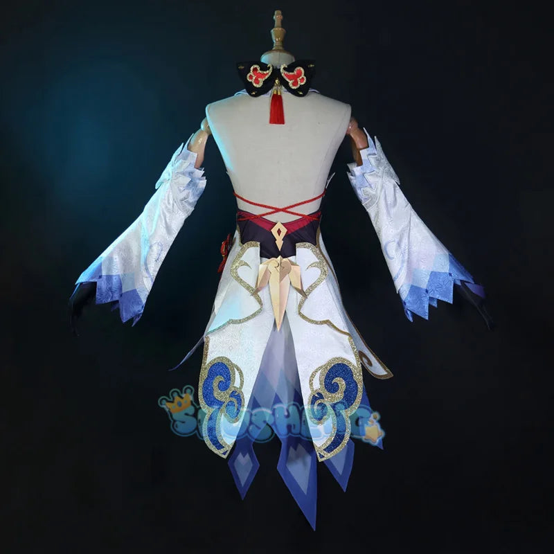 Spiel Genshin Impact Cosplay Ganyu Kostüm Halloween Kostüme für Frauen