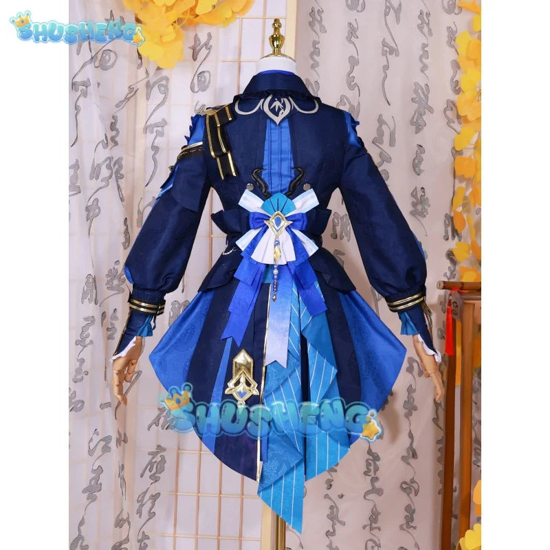 Spiel Genshin Impact Xingqiu Cosplay Xinqiu Bambusregen-Version Cosplay Xingqiu Frostflower Cosplay