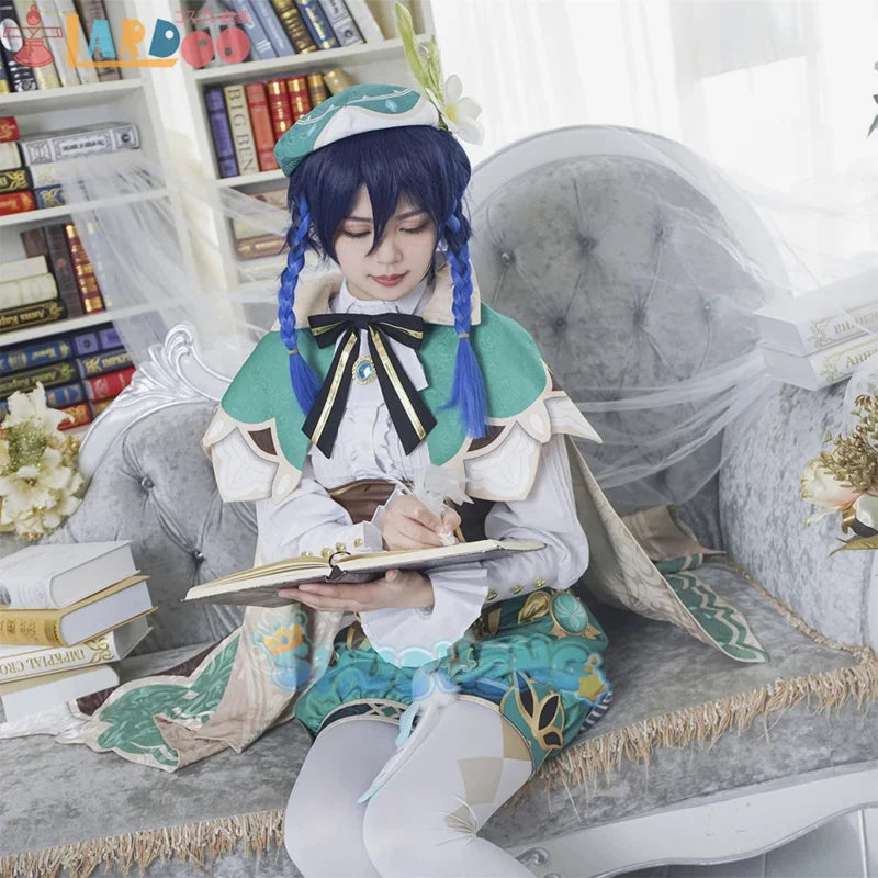 Spiel Genshin Impact cos Venti Cosplay Kostüm Halloween Kostüme Love Live