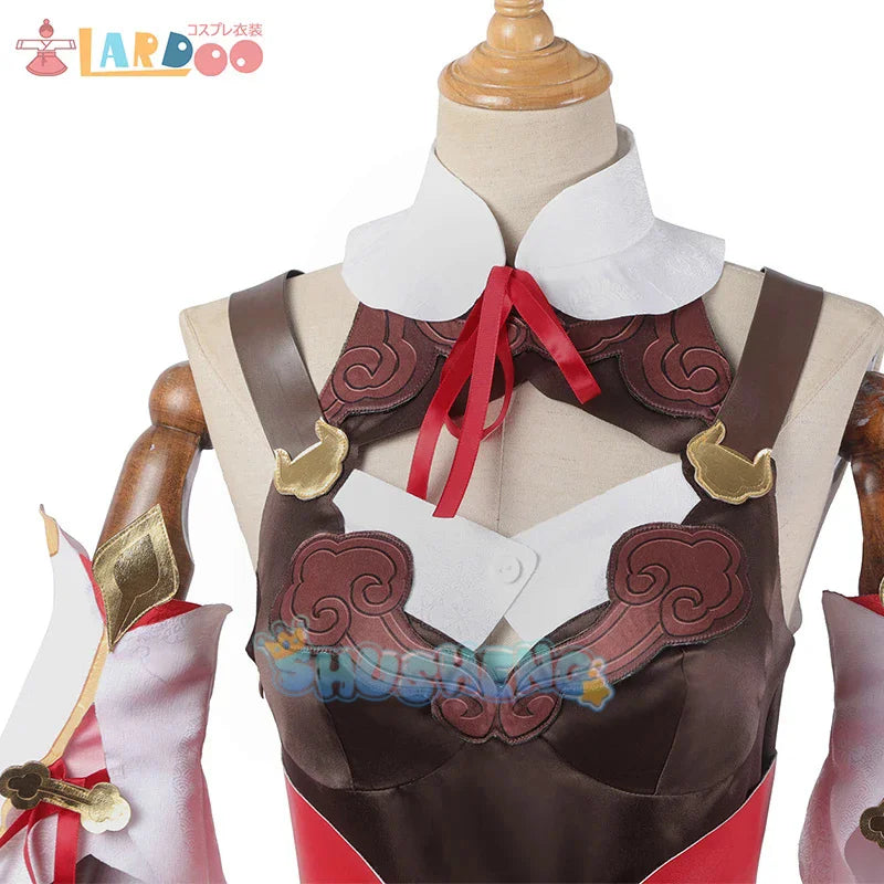 Spiel Honkai Star Rail Tingyun Cosplay Kostüm Frauen Sexy Kleid Ohren Schwanz Kopfbedeckung Halloween Karneval Kleidung