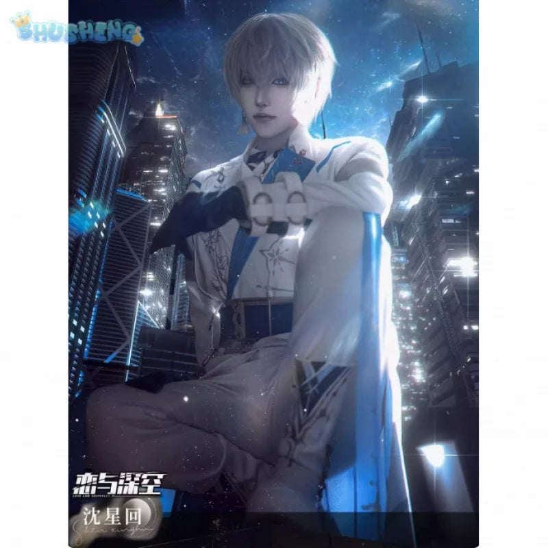Game Love and Deepspace Xavier Seiya cosplay costume cos jacket Cosplay Wig Halloween party suit uniform for men and women