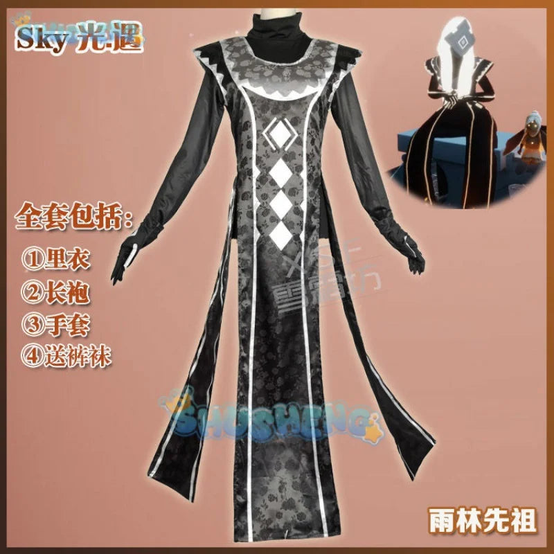 Game Sky: Children of Light Umhang Regenwald Cosplay Kostüm Anpassbar für Halloween Party