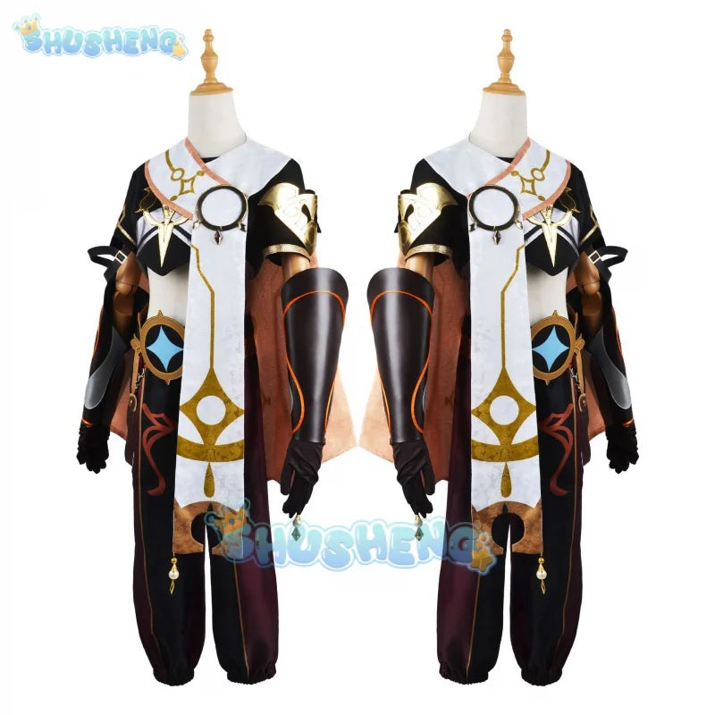 Genshin Impact Aether Cos Kleidung Spiel Anime Cosplay Kostüm