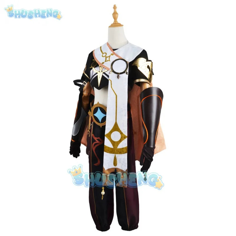 Genshin Impact Aether Cos Kleidung Spiel Anime Cosplay Kostüm