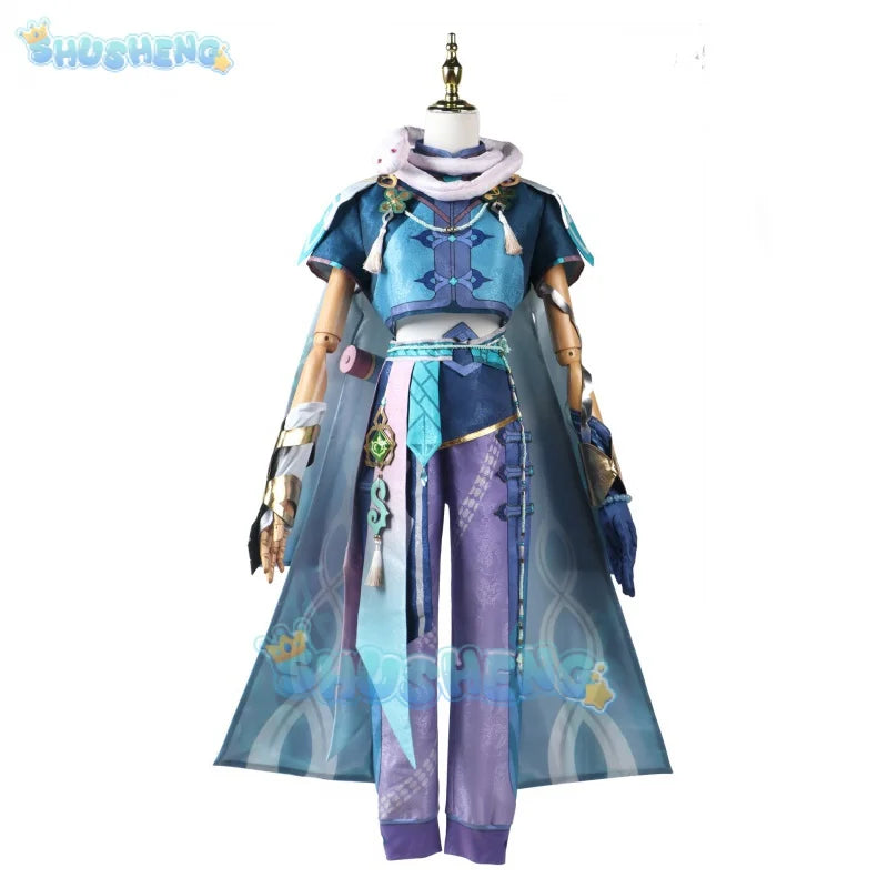 Genshin Impact Baizhu Cos Kleidung Spiel Anime Cosplay Kostüm