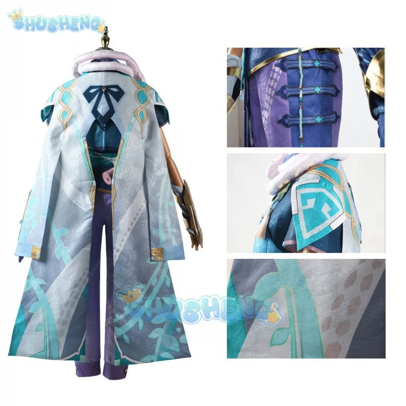 Genshin Impact Baizhu Cos Kleidung Spiel Anime Cosplay Kostüm