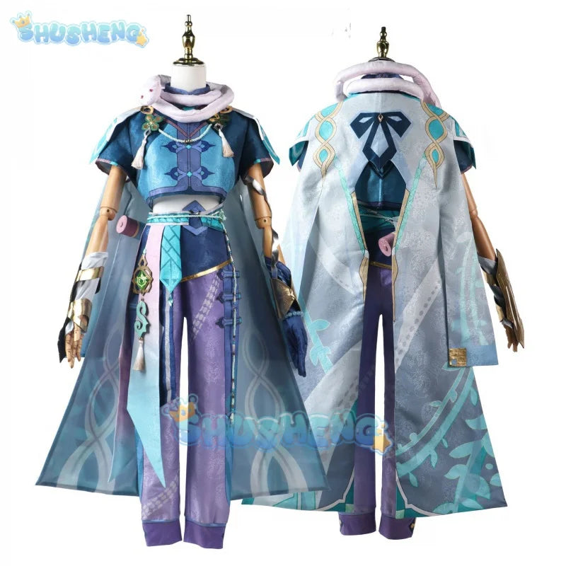 Genshin Impact Baizhu Cos Kleidung Spiel Anime Cosplay Kostüm