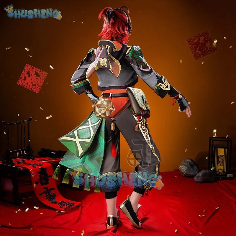 Genshin Impact Cos Dancer Jugend Gaming Cosplay Spiel Kostüm Männlich