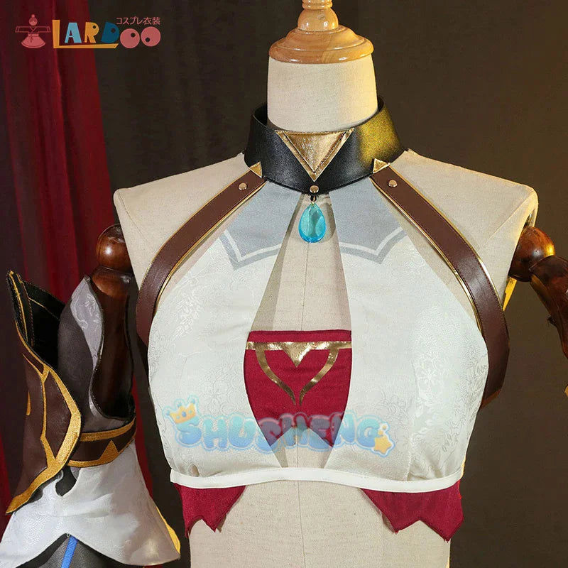 Genshin Impact Eremite Desert Clearwater Cosplay Kostüm Set Halloween Frau Cosplay Spielkleidung