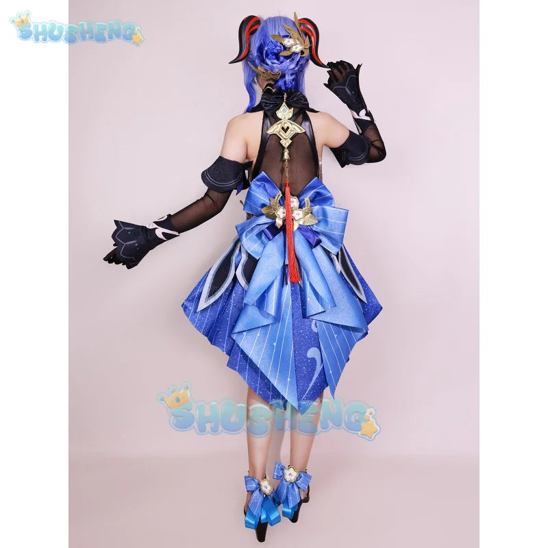 Genshin Impact Ganyu Xuanyu Yaofang Cosplay Costume New Year's Sea Lantern Festival Skin