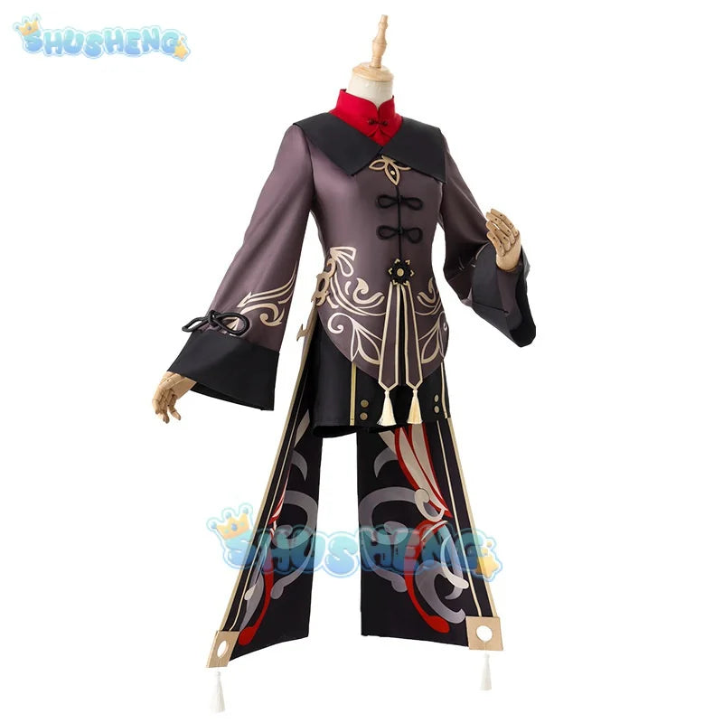 Genshin Impact Hutao Cosplay Kostüm Uniform Anime Spiel Hu Tao Halloween Kostüme im chinesischen Stil
