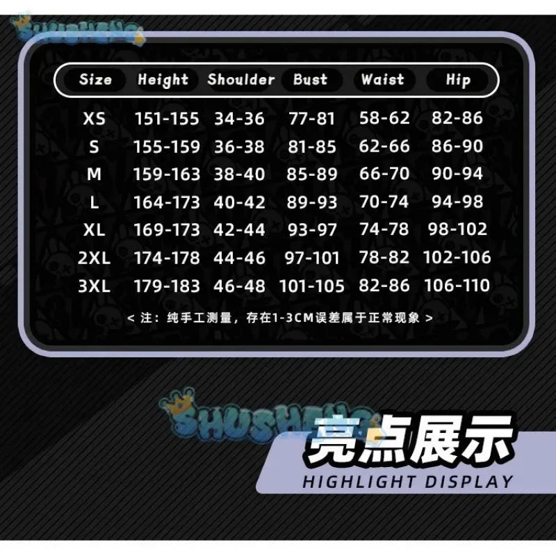 Genshin Impact Hutao Cosplay Kostüm Uniform Anime Spiel Hu Tao Halloween Kostüme im chinesischen Stil