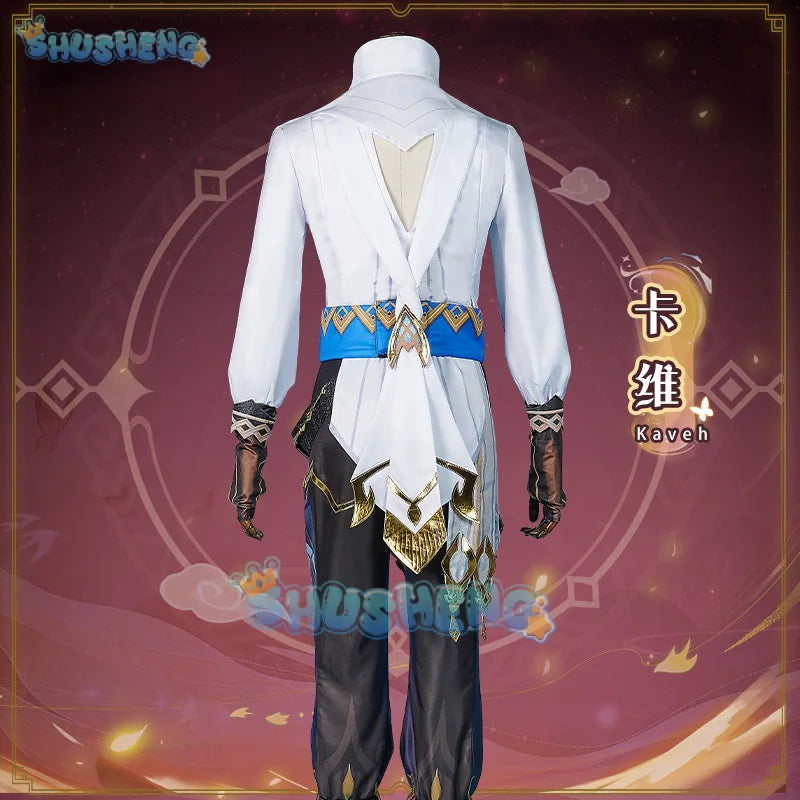 Genshin Impact Kaveh Cos Cosplay Anime Spiel Kleidung Herrenbekleidung