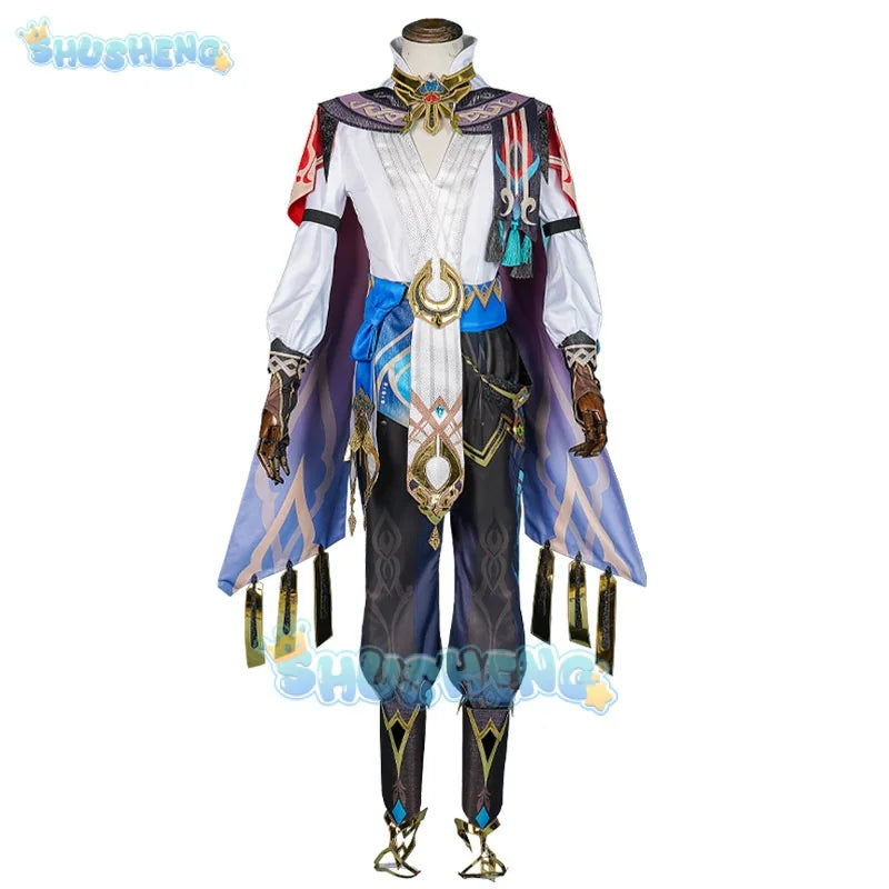 Genshin Impact Kaveh Cos Cosplay Anime Spiel Kleidung Herrenbekleidung