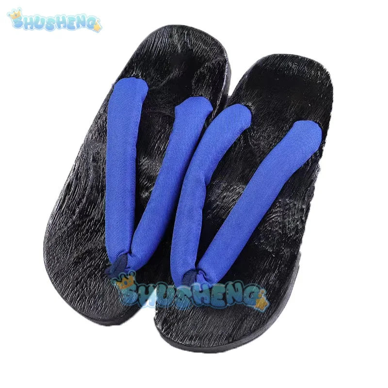 Genshin Impact Kunikuzushi Wanderer Cosplay-Kostüm und Wanderer-Perücke, Wanderer-Schuh
