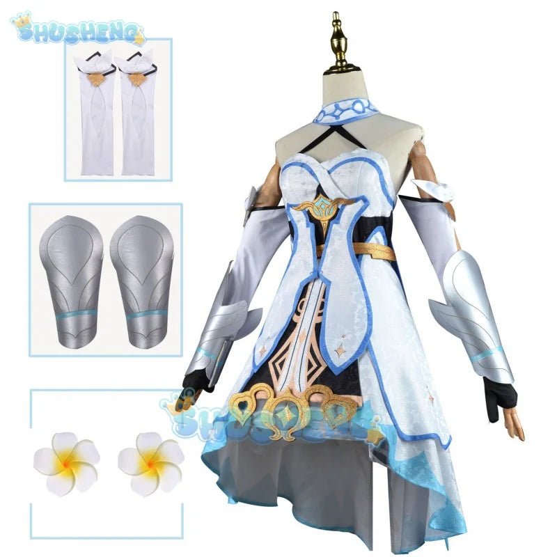 Genshin Impact Lumine Cos Kleidung Spiel Anime Cosplay Kostüm