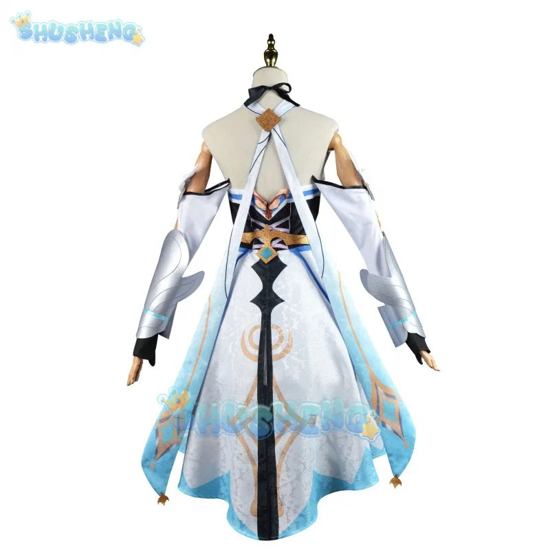 Genshin Impact Lumine Cos Kleidung Spiel Anime Cosplay Kostüm