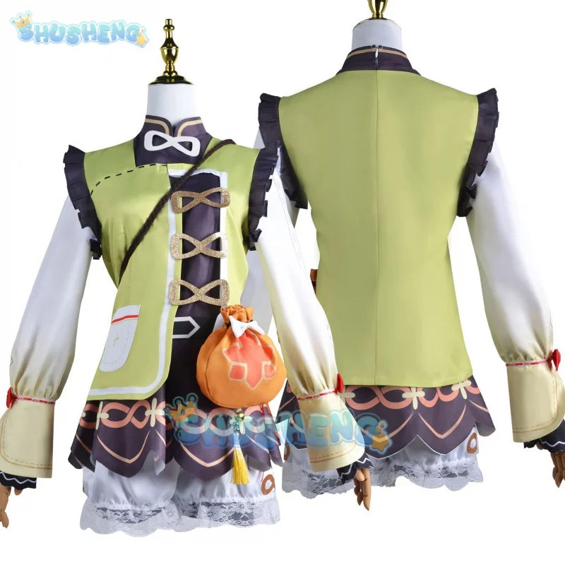 Genshin Impact Yaoyao Cos Kleidung Spiel Anime Cosplay Kostüm