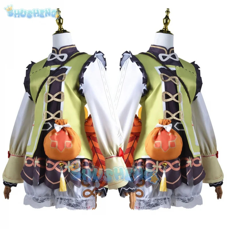 Genshin Impact Yaoyao Cos Kleidung Spiel Anime Cosplay Kostüm