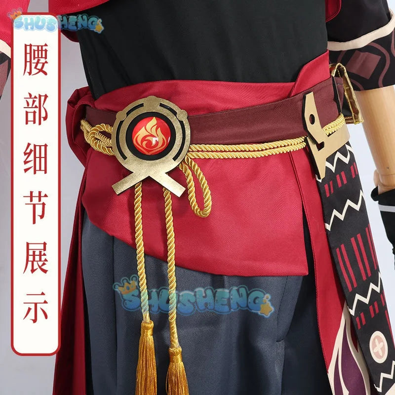 Genshin Impact Brettspielset Cos Thoma Cosplay Anime Kleidung
