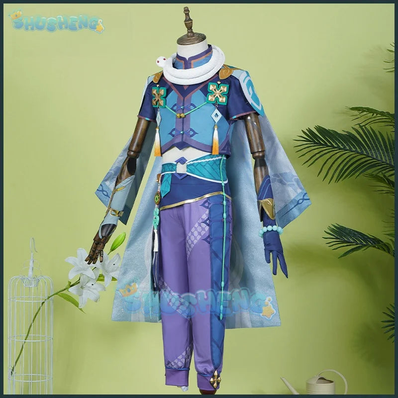 Genshin Impact Cos Baizhu Mage Eye Cosplay Kostüm männlich