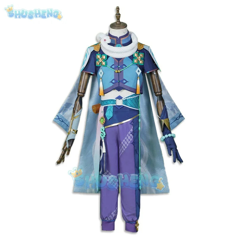 Genshin Impact Cos Baizhu Mage Eye Cosplay Kostüm männlich