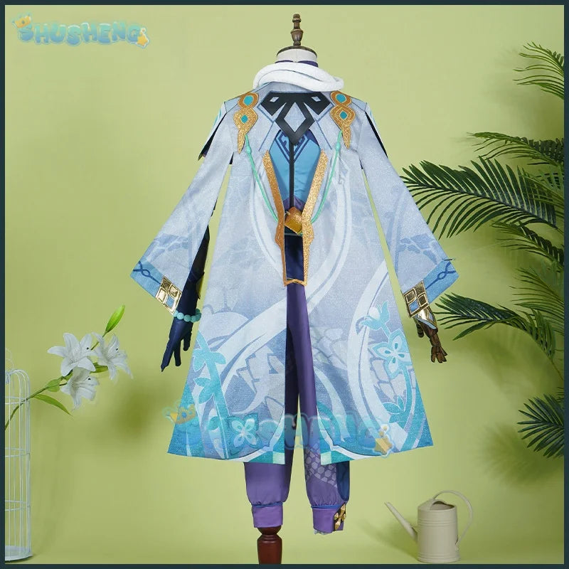 Genshin Impact Cos Baizhu Mage Eye Cosplay Kostüm männlich