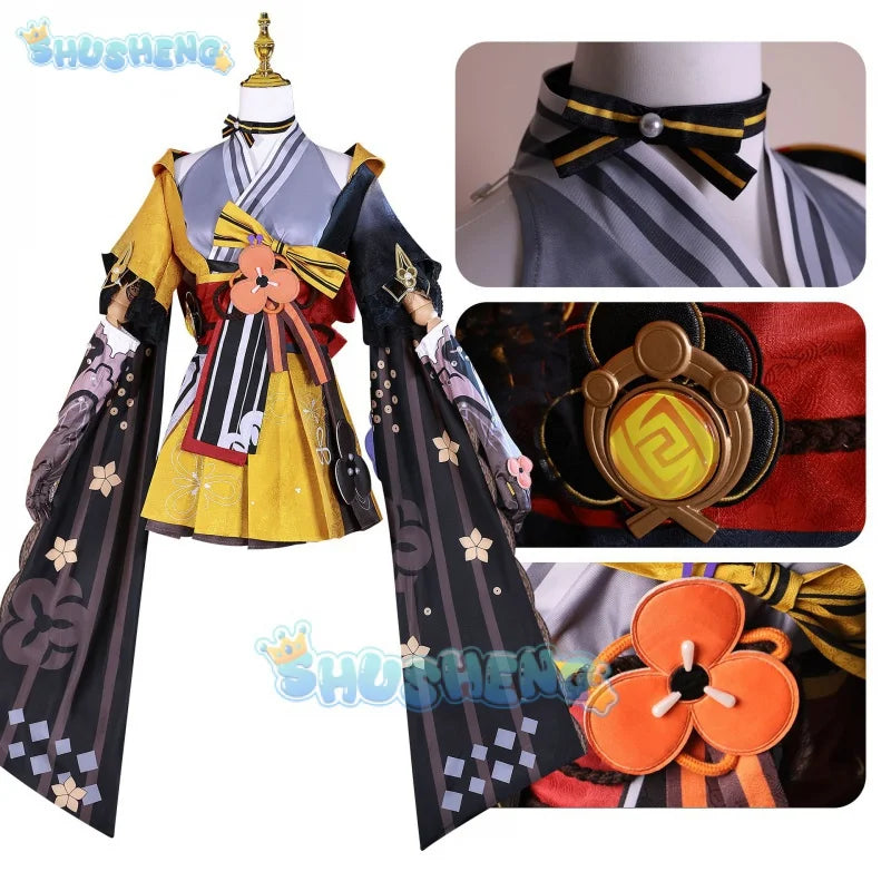 Genshin Impact Cos Chiori Cosplay-Kleidung Spiel Anime Cosplay-Kostüm