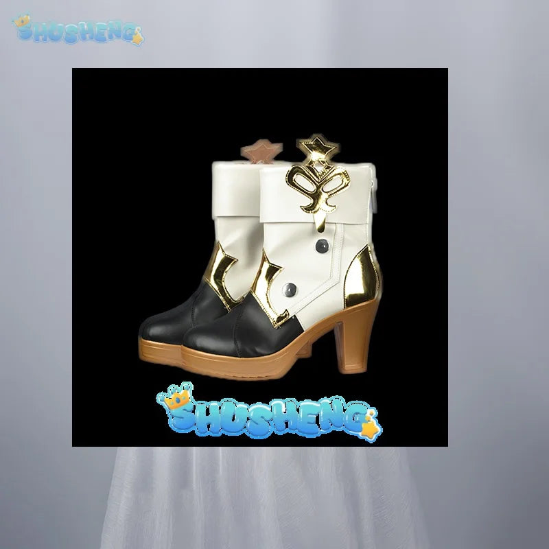Genshin Impact cos Clorinde cosplay Anime game character shoes