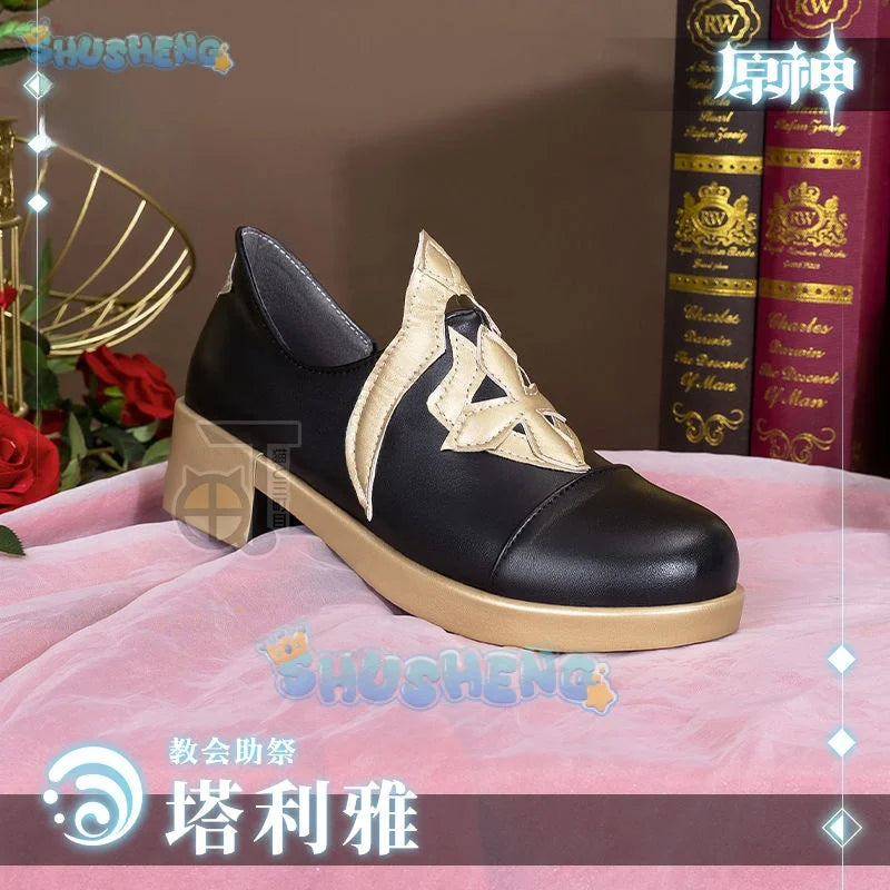 Genshin Impact Cos Dahlia Cosplay Anime Charakter Requisiten Schuhe