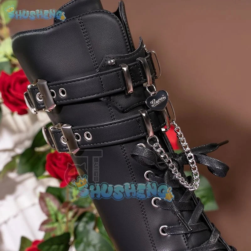 Genshin Impact Cos Fengdan Witch Code M Cosplay Anime Spiel Charakter Requisiten Schuhe