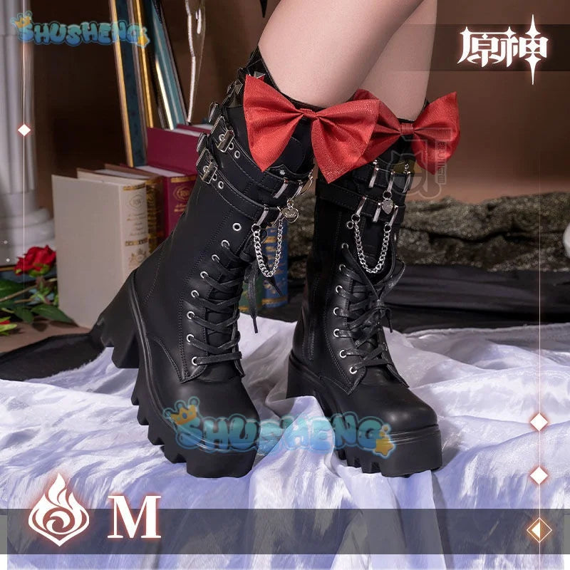 Genshin Impact Cos Fengdan Witch Code M Cosplay Anime Spiel Charakter Requisiten Schuhe