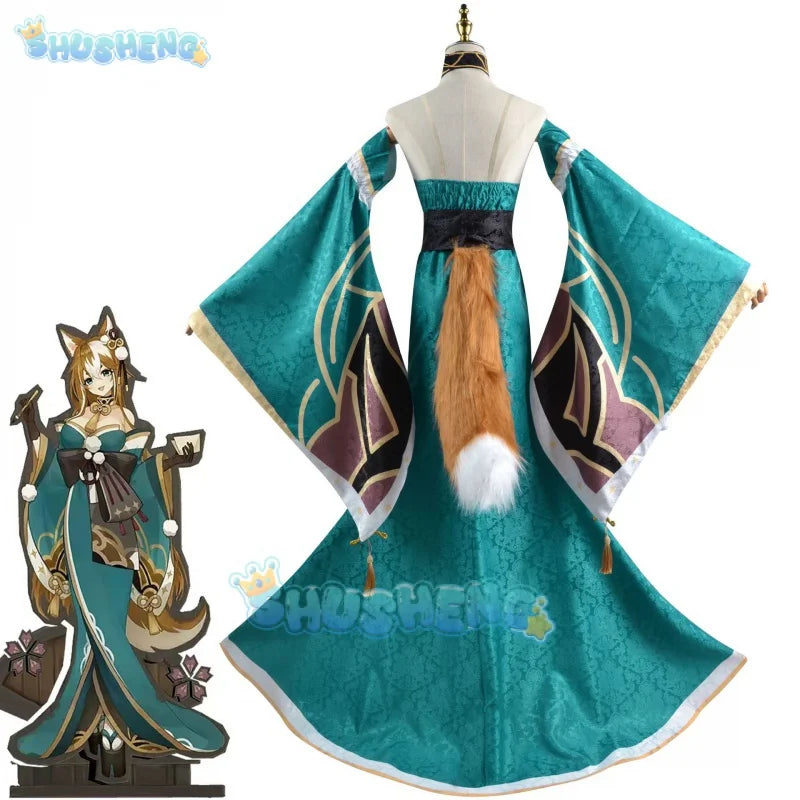 Genshin Impact Cos Gorou Sheena Cosplay-Kleidung Spiel Anime Cosplay-Kostüm