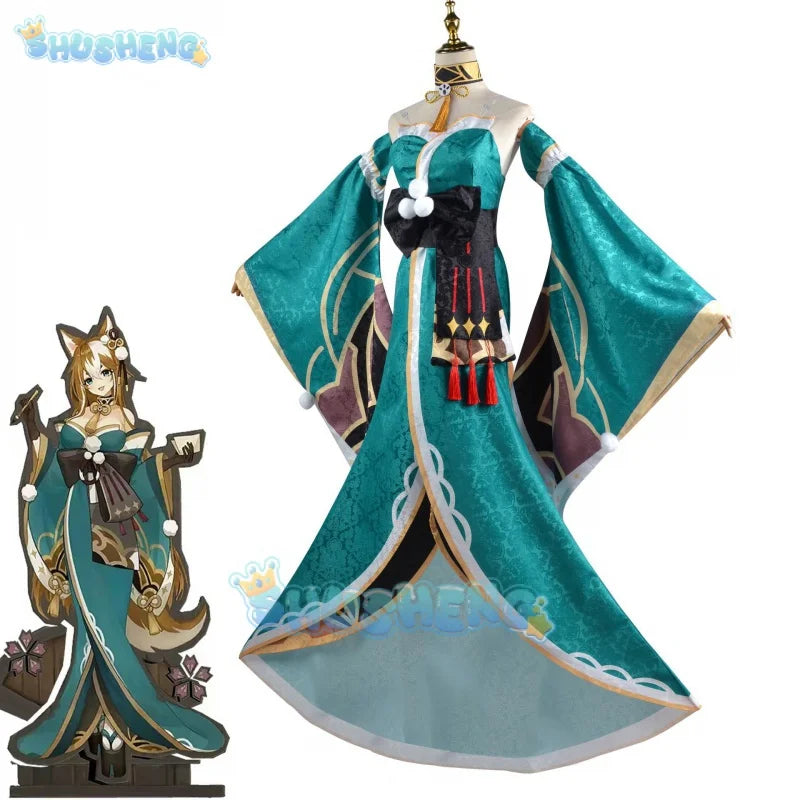 Genshin Impact Cos Gorou Sheena Cosplay-Kleidung Spiel Anime Cosplay-Kostüm