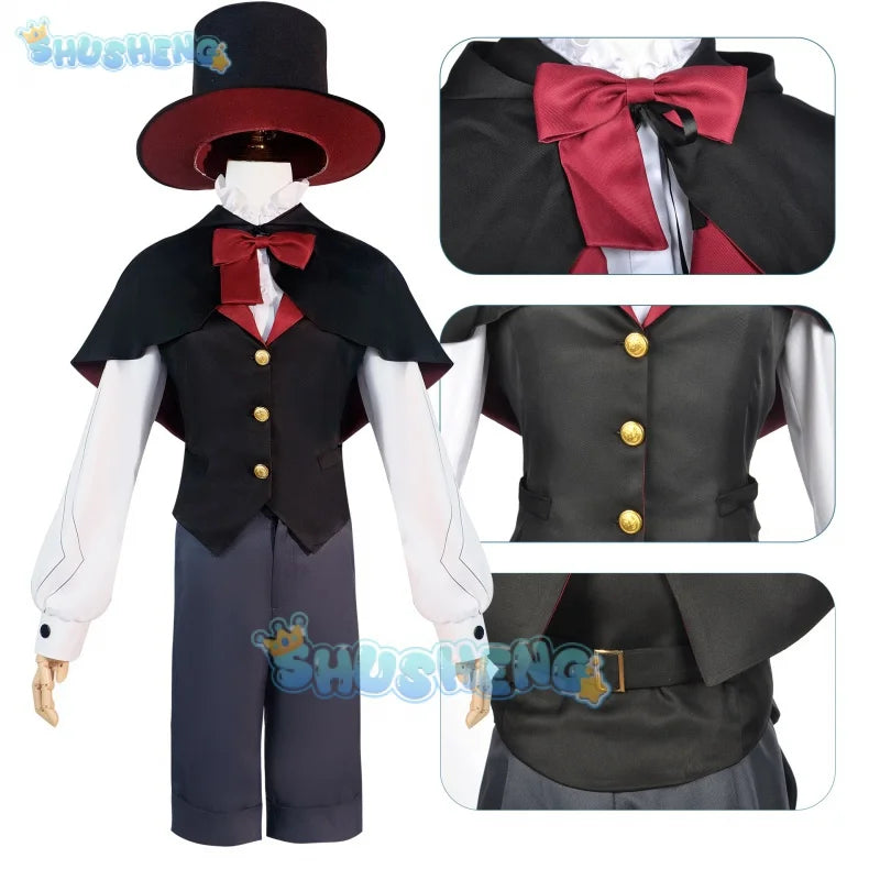 Genshin Impact Cos Lyney und Lynette Cosplay-Kleidung Spiel Anime Cosplay-Kostüm