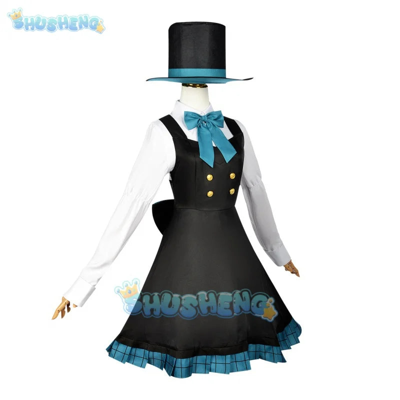 Genshin Impact Cos Lyney und Lynette Cosplay-Kleidung Spiel Anime Cosplay-Kostüm