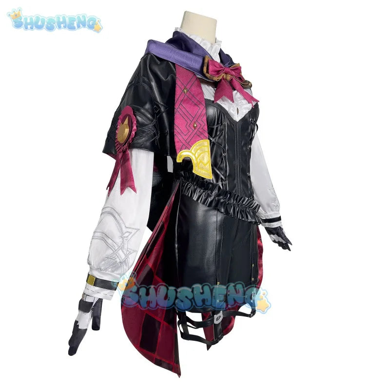 Genshin Impact Cos Lyney Cosplay Anime-Spiel-Kleidungsset