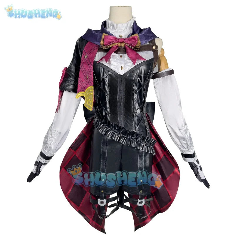 Genshin Impact Cos Lyney Cosplay Anime-Spiel-Kleidungsset