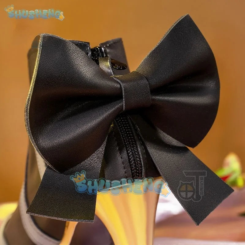Genshin Impact cos Navia cosplay Anime game character shoes